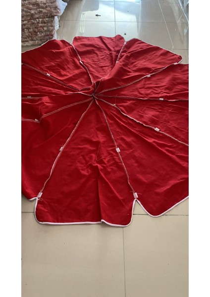 Kırmızı Yedek Şemsiye Kumaşı (10 Telli 2mçap Uygundur- Gabardin Kumaş) modelleri