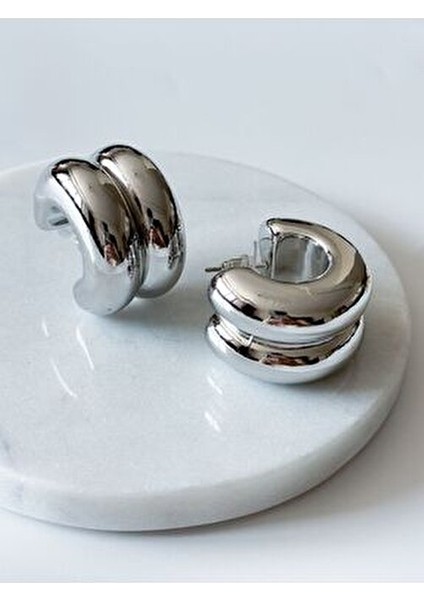 Çelik 2 Bombe Küpe