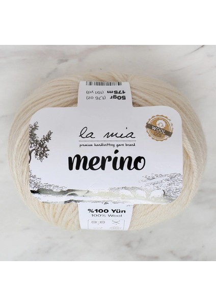 La Mia Merino Bej El Örgü Ipi - L051 - 33778