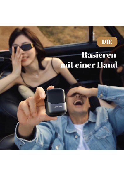 Dyooneer Erkek Tıraş Makinesi | LED Ekranlı, 3D Yüzer Bıçaklı, Islak/kuru Kullanım, Usb-C Hızlı Şarjlı, Ipx7 Su Geçirmez Sakal ve Yüz Tıraş Makinesi