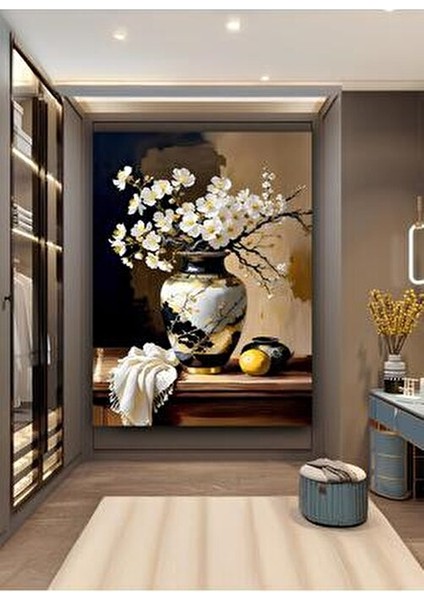 Baharın Şıklığı Dekoratif Kanvas Duvar Tablo