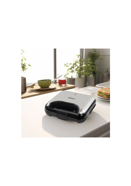 ZLN3932 | 5 In 1 Tost ve Sandviç Makinesi | Değiştirilebilir Plaka | Tost Izgara Waffle Sandviç