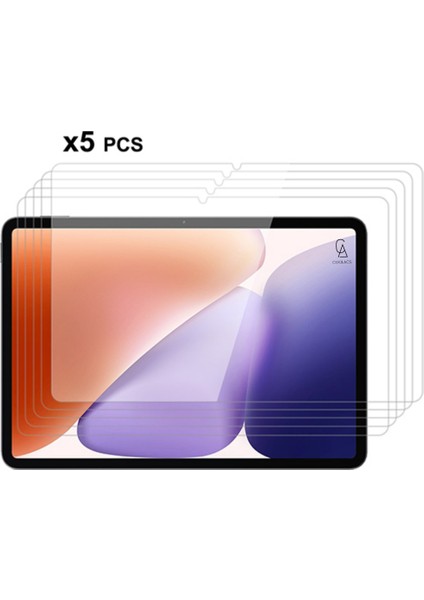 Xiaomi Pad 7 ile Uyumlu Temperli Kırılmaz Cam Ekran Koruyucu 5 Adet