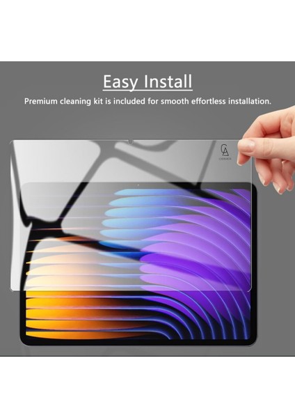 Xiaomi Pad 7 ile Uyumlu Temperli Kırılmaz Cam Ekran Koruyucu 5 Adet