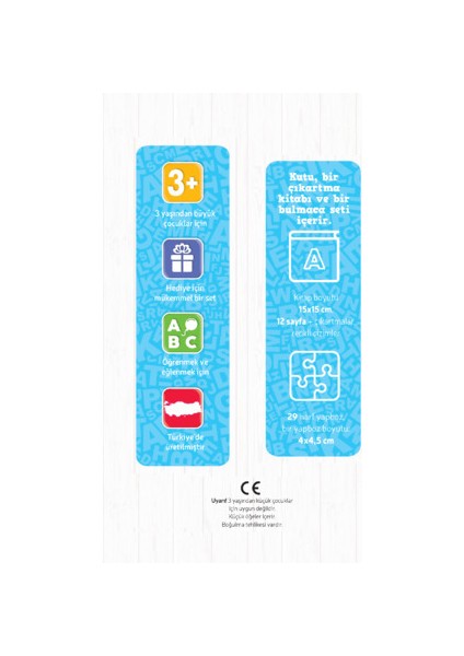 Harfler Puzzle 28 Parça (Puzzle Stickerlı Harfler Etkinlik Kitabı) fırsatları