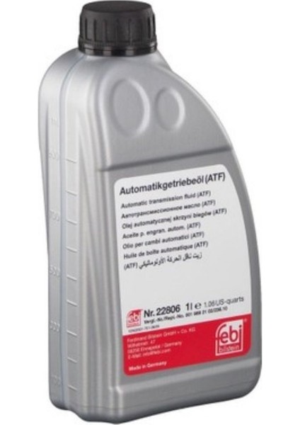 Otomatik, Manuel ve Çift Kavrama (Dsg) Şanzıman Yağı - 1 Litre