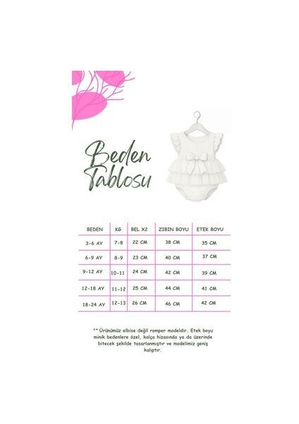 Nomi Bandanalı Kız Bebek Düğün Doğum Günü Özel Gün Mevlüt Romper fiyatları
