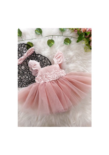 Nomi Bandanalı Kız Bebek Düğün Doğum Günü Özel Gün Mevlüt Romper indirimleri