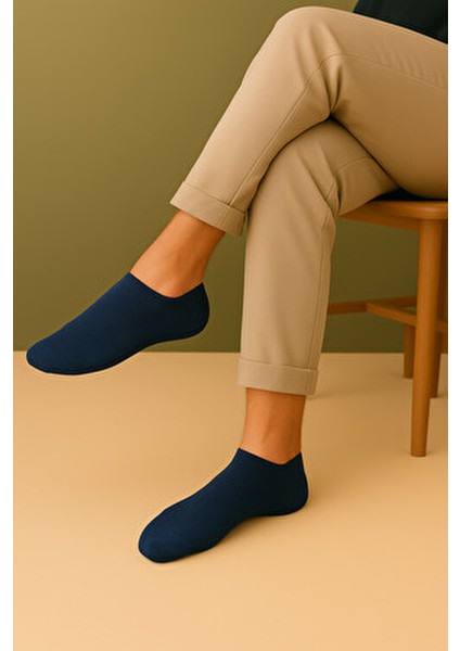 6'lı Bambu Erkek Patik Çorap Çok Renkli Çorap Dikişsiz Antibakteriyel Nefes Alabilen indirimleri