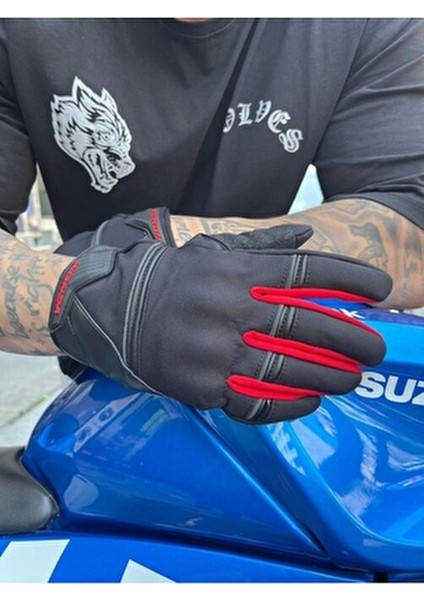 9020 Yazlık Eldiven Dokunmatik Ekran Uyumlu Hafif Kumaş ile Motosiklet ve Bisiklet İçin indirimleri