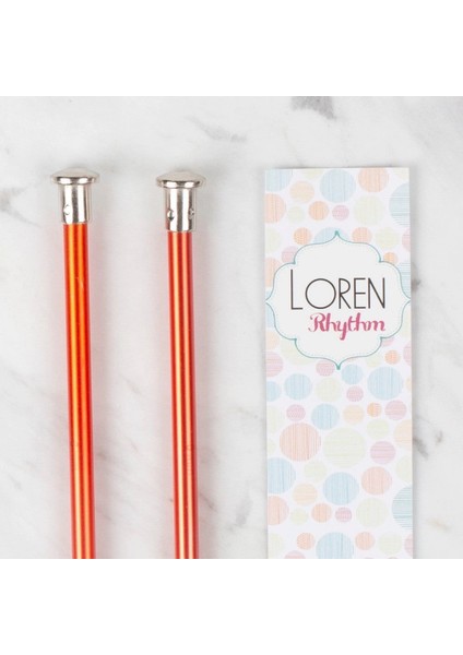 Loren Rythm 6mm Kırmızı Renkli Metal Örgü Şişi fiyatları