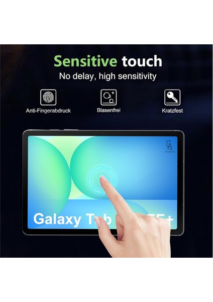 Samsung Galaxy Tab S10 Fe Plus SM-X620 Uyumlu Temperli Kırılmaz Cam Ekran Koruyucu 5 Adet modelleri