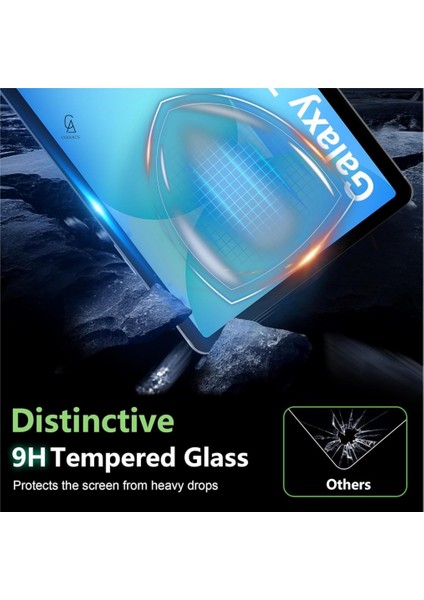 Samsung Galaxy Tab S10 Fe Plus SM-X620 Uyumlu Temperli Kırılmaz Cam Ekran Koruyucu 5 Adet indirimleri