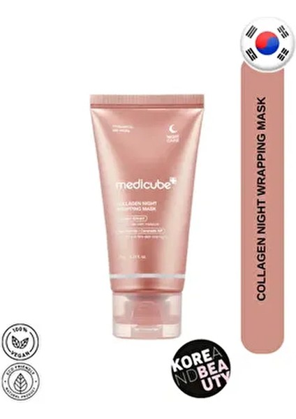 Collagen Night Wrapping Mask 75ML | Kolajen Içerikli Gece Bakım Maskesi