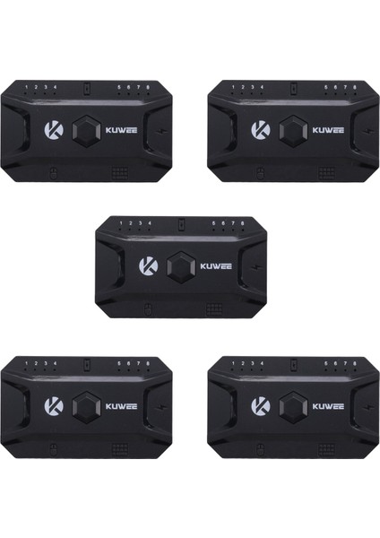 5x Bluetooth Hub USB 5 0 Dönüştürücü Kablolu Klavye ve Fare Kablosuz Hub Adaptör Desteği Tablet Dizüstü Bilgisayar Için 8 Aygıtı (Yurt Dışından)