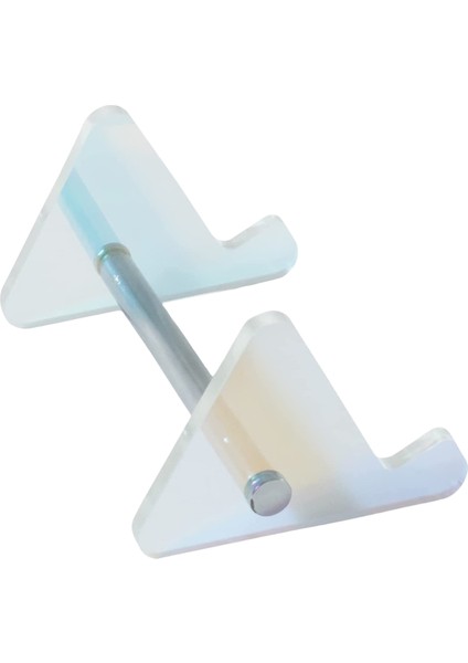 Çıkarılabilir Çok Renkli Akrilik Klavye Standı Şeffaf Masaüstü Tepsisi Bilgisayar Klavye Tepsisi Standı Çok Renkli 1 Katman (Yurt Dışından)