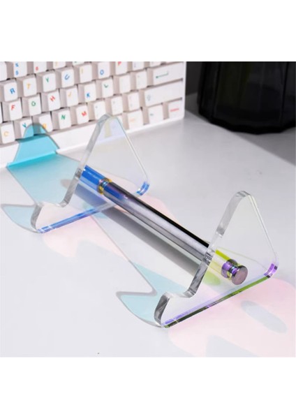 Çıkarılabilir Çok Renkli Akrilik Klavye Standı Şeffaf Masaüstü Tepsisi Bilgisayar Klavye Tepsisi Standı Çok Renkli 1 Katman (Yurt Dışından) fiyatları