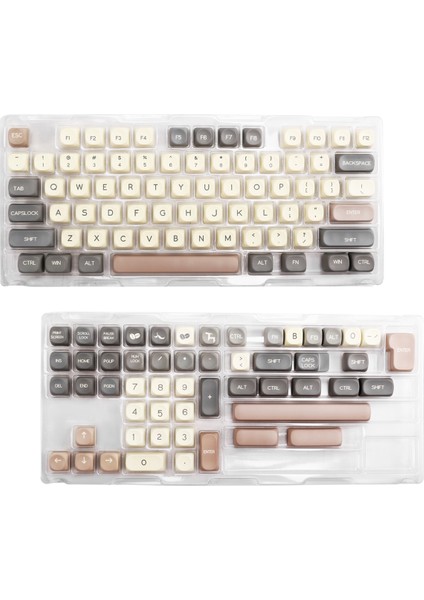 Anahtar Kapakları Pbt Key Cap Fit Laptop Pc Oyunu Ofisi Termal Süblimlenmiş Key Kapaklar A (Yurt Dışından) modelleri