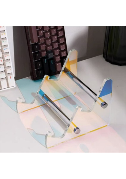 Çıkarılabilir Çok Renkli Akrilik Klavye Standı Şeffaf Masaüstü Tepsisi Bilgisayar Klavye Tepsisi Stand Çok Molor 3 Katman (Yurt Dışından) indirimleri