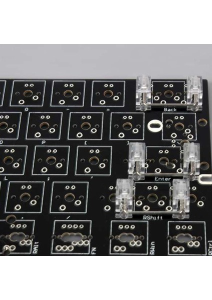 2x Mekanik Klavye Kiraz Mx Switch Pcb Montajlı Kiraz Stabilizatör Net Şeffaf Kılıf (Yurt Dışından) indirimleri