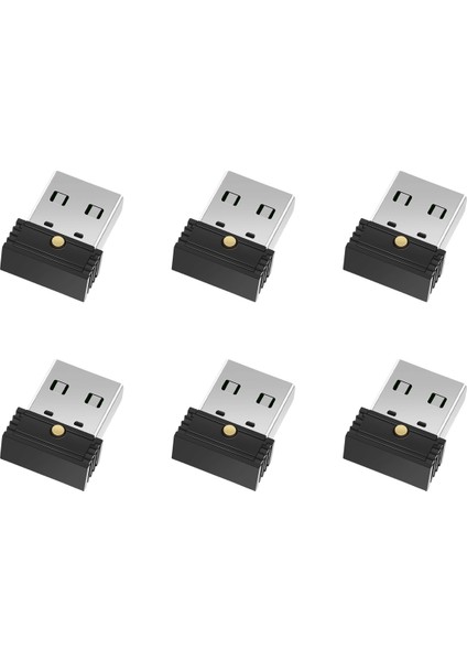6x USB Fare Jiggler Otomatik Bilgisayar Fare Taşıyıcı Jiggler Bilgisayarı Uyanık Tutar Fare Hareketini Simüle Eder (Yurt Dışından)