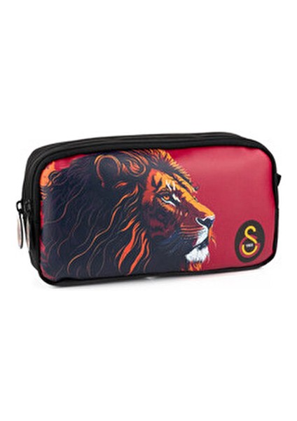 Gs Lisanslı Logolu Galatasaray Kalemlik Çok Gözlü Kalem Çantası