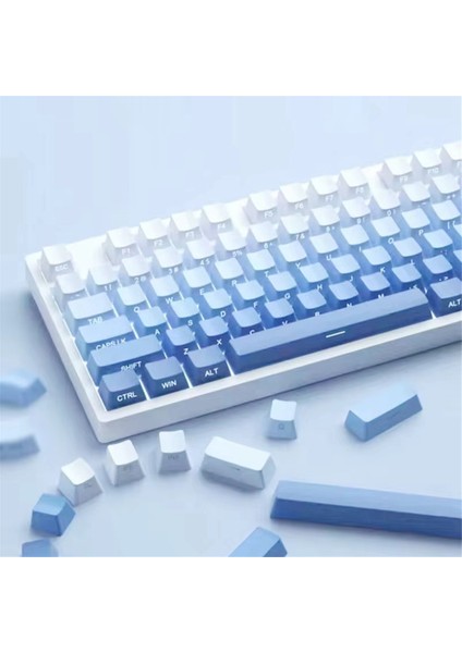 136 Anahtarlar Oem-Profile Pbt Keyfaps Gradient Yayın Yayınları Oyun Mekanik Klavyesi Için Oyma Anahtar Kapakları B (Yurt Dışından) indirimleri