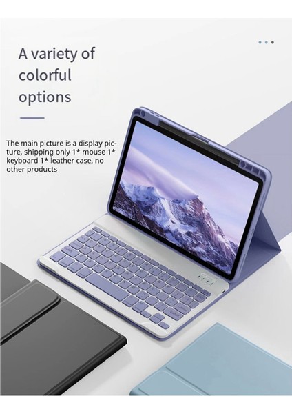 Xiaomi Pad Için Kasa 5/5 Pro 11INCH Söndürülebilir Düz Tablet Kılıf Klavye Kapağı Siyah (Yurt Dışından) modelleri