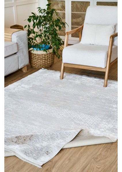 Riena 1192 Bej - Akrilik Polyester Halı | Kaymaz Tabanlı Dekoratif Halı fırsatları