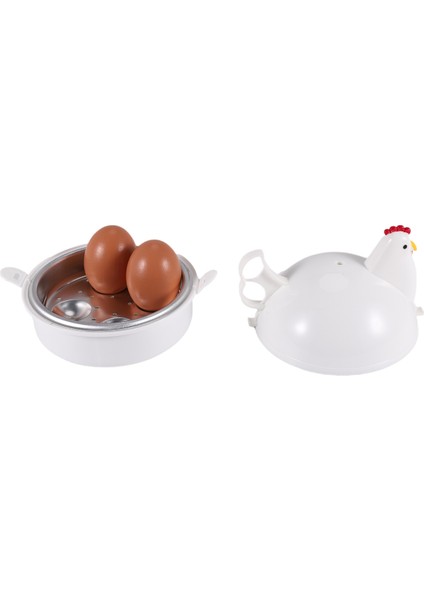 Tavuk Şeklinde Mikrodalga Yumurta Kazan Ocak Mutfak Pişirme Aletleri Ana Sayfa Aracı (Yurt Dışından)