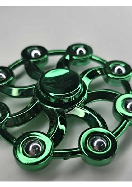 Metal Stres Çarkı Yüksek Dönüş Gücüne Sahip Bilyeli Rulmanlı 1 Adet Yeşil