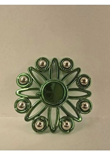 Metal Stres Çarkı Yüksek Dönüş Gücüne Sahip Bilyeli Rulmanlı 1 Adet Yeşil modelleri