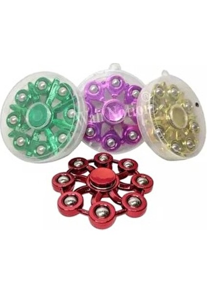 Metal Stres Çarkı Yüksek Dönüş Gücüne Sahip Bilyeli Rulmanlı 1 Adet Yeşil fırsatları