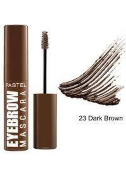 Pastel Eyebrow Maskara Rimel Dark Brown Koyu Kahve 23 Numara fiyatları