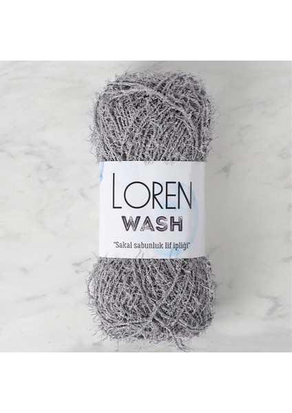 Loren Wash Gri El Örgü Ipi - R082 - 34018