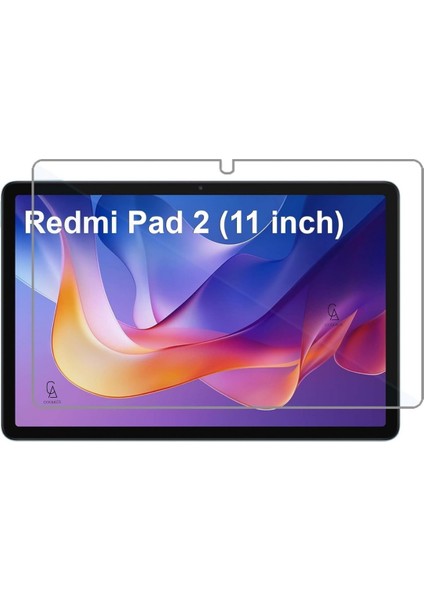 Xiaomi Redmi Pad 2 11 Inç ile Uyumlu Temperli Kırılmaz Cam Ekran Koruyucu 5 Adet indirimleri