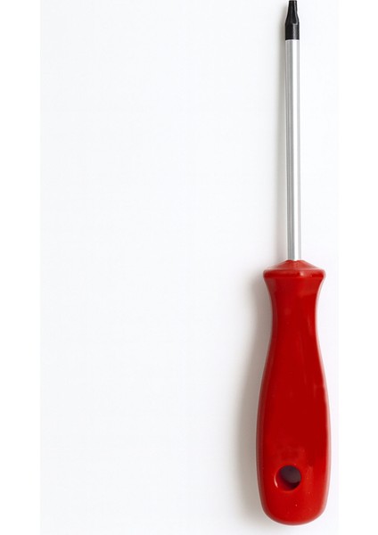 Torx Tornavida 10 mm Ergonomik Kırmızı Saplı Sağlam Çelik Uçlu Profesyonel Vida Sökme Tornavida