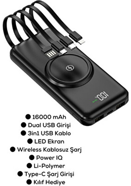 16000 Mah Wireless Powerbank fiyatları