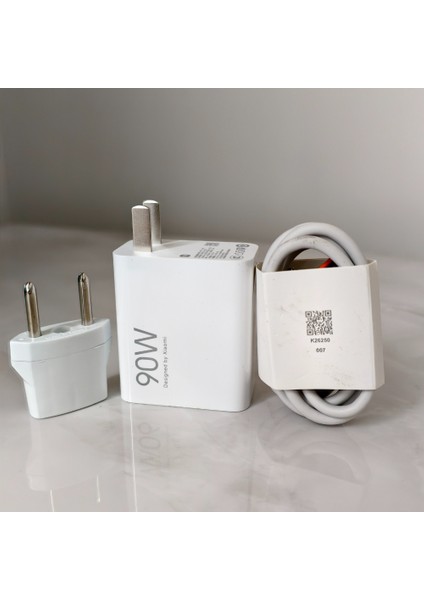 Vivo X200 Uyumlu Şarj Aleti 90 Watt Amerikan Başlık + Tr Dönüştürücü