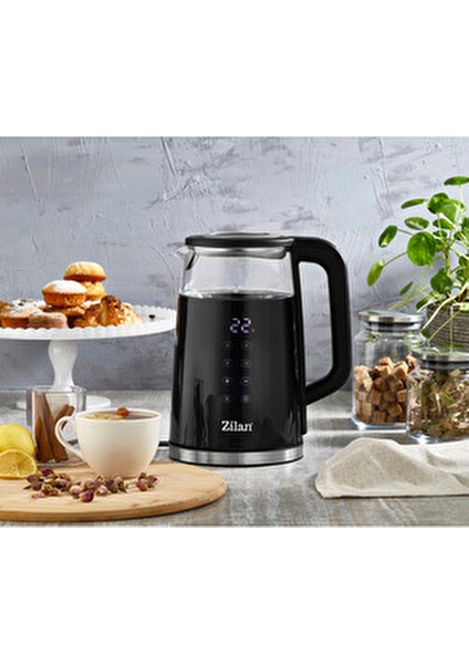 ZLN7859 | Dijital Çift Duvarlı Su Isıtıcı | 1.7 L. Ayarlanabilir Isı | Kattle | 2200W modelleri