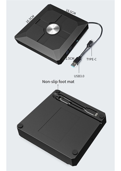 Harici Optik Sürücü DVD Yanan Usb3 0type-C Mobil Brülör Fişi ve Pc Masaüstü Için Uygun Cd-Rom Sürücüsü Oynatın (Yurt Dışından) indirimleri
