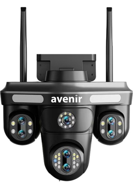 AV-S316X3 16 Mp 4 Kameralı 3kamera 10X Zoom 3 Ptz Dönebilen Wifi Sesli Kamera AV-S316X3