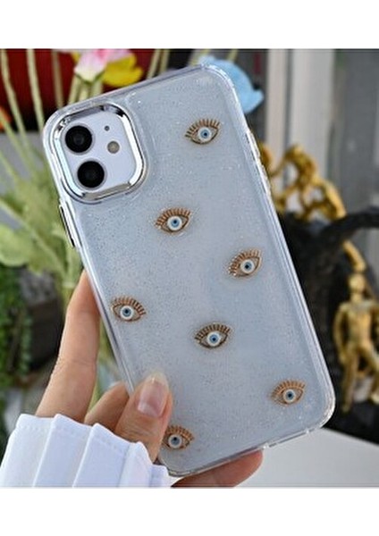 Iphone 11 Şeffaf Mini Nazar Epoksili Oyuncaklı Silikon Kılıf fiyatları