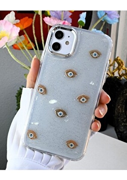 Iphone 11 Şeffaf Mini Nazar Epoksili Oyuncaklı Silikon Kılıf fırsatları
