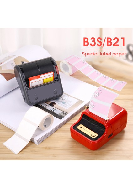 B21/B3S Yazıcı Termal Etiketleri Için 40X20MM 320 Kağıt Kendinden Yapışkan Terml Etiketler B21/B3S Etiket Makinesi B (Yurt Dışından) modelleri