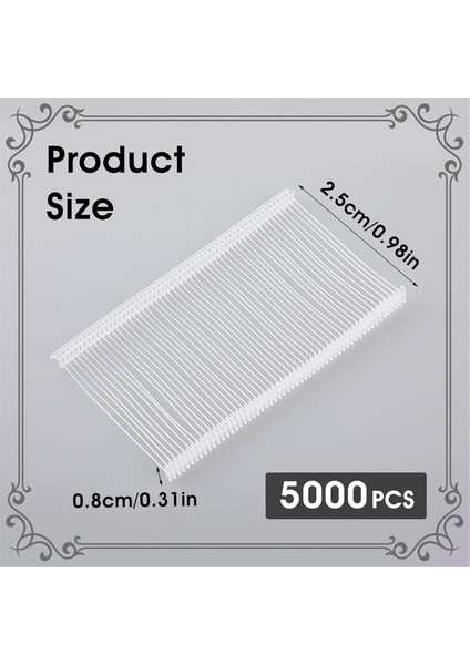 5000 Pcs 1 Inç Etiketleme Gunfasteners Plastik Mikrofonlu Refillc Giyim Etiketi Dikenler Giysi Etiketi Silahlı Refazlar (Yurt Dışından) indirimleri