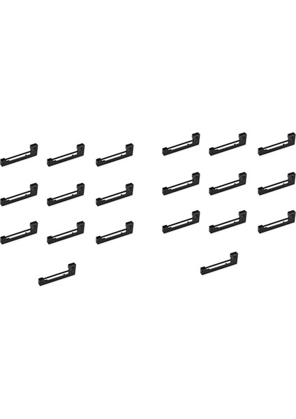 20PCS Siyah Taksi Şerit Kartuş Bandı Erc-05 ERC05 Epson M150 M-150II M1500II M150II EC7000 150II M-150 Iı (Yurt Dışından)