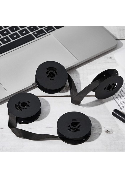 2pcs Daktilo Şerit Ikiz Makara Daktilo Şerit Mürekkep Ikiz Makarası Mürekkep Yedek Parçası Çoğu Daktilo (Siyah) (Yurt Dışından) modelleri