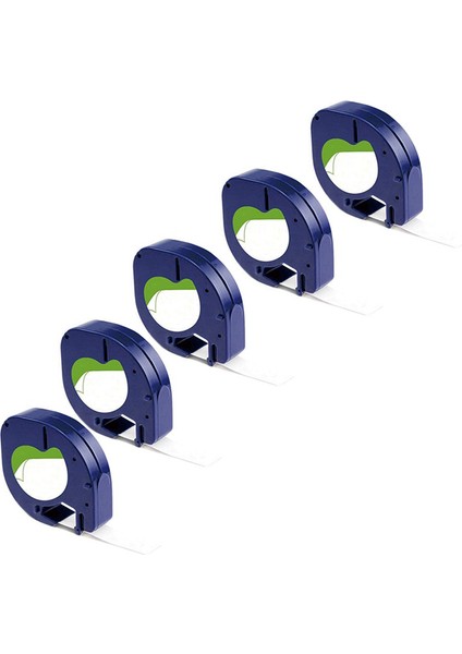 20PCS Uyumlu Etiket Bant Dymo Letratag Black Için Beyaz Kendinden Yapışkanlı Kağıt Lt Etiket Bant Maker (Yurt Dışından) fiyatları