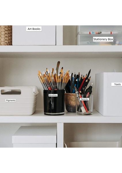 6pcs Etiket Bant Dymo Etiket Makinesi ile Uyumlu Dolum Kağıt Etiketleme Bandı Beyaz Dymo Letratag 91330 10697 (Yurt Dışından) fırsatları